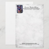 Duits Shepherd Briefpapier (Voorkant / Achterkant)
