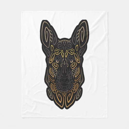 Duits Shepherd Design German Shepherd Gifts Dog O Fleece Deken (Voorkant)
