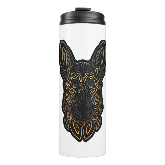 Duits Shepherd Design German Shepherd Gifts Dog O Thermosbeker (Voorkant)