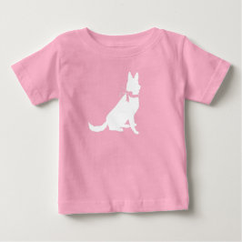 Duits Shepherd Dog Baby shower Pink Girl