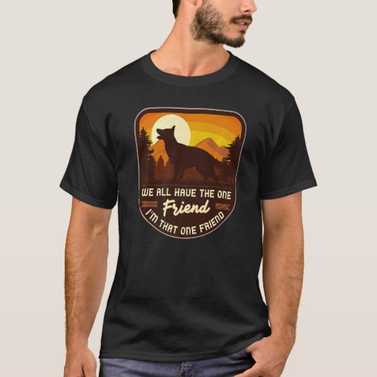 Duits Shepherd Dog Gsd Hondenras 1 T-shirt (Voorkant)