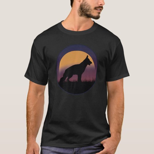 Duits Shepherd Dog Gsd Hondenras 2 T-shirt (Voorkant)