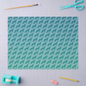 Duits Shepherd Dog Silhouettes Pattern Tissuepapier (Craft)