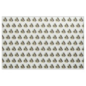 Duits Shepherd head Profile Dog Art Fabric Stof (Fat Quarter)