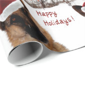 Duits Shepherd Holiday Wrapping Paper Cadeaupapier (Rol Hoek)