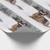 Duits Shepherd Holiday Wrapping Paper Cadeaupapier (Hoek)