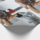 Duits Shepherd Holiday Wrapping Paper Cadeaupapier (Hoek)
