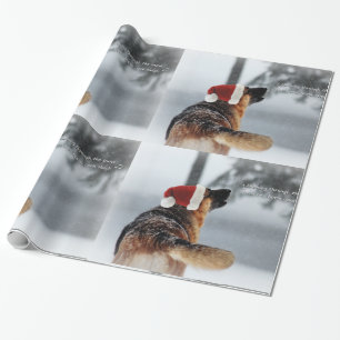 Duits Shepherd Holiday Wrapping Paper Cadeaupapier