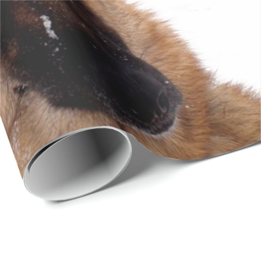 Duits Shepherd Holiday Wrapping Paper Cadeaupapier (Rol Hoek)