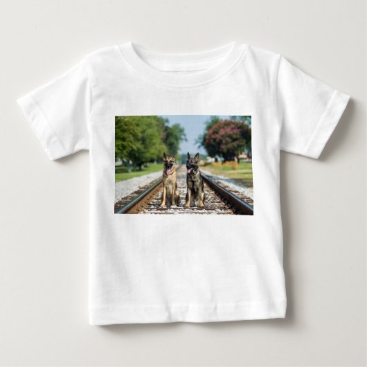 Duits Shepherd Kinder Shirt (Voorkant)
