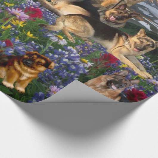 Duits Shepherd Land Cadeaupapier (Hoek)