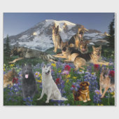 Duits Shepherd Land Cadeaupapier (Vlak)