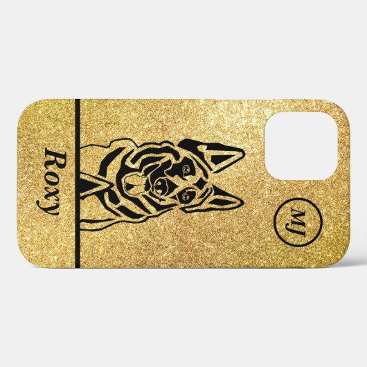  Duits Shepherd Lovers iPhone Case (Achterkant (horizontaal))