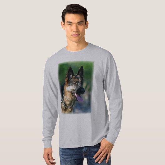 Duits Shepherd mannen t-shirt (Voorkant volledig)