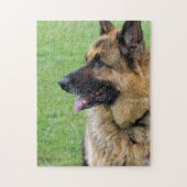 Duits Shepherd Profile Legpuzzel (Verticaal)