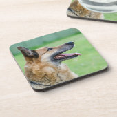 Duits Shepherd Side Portret Bier Onderzetter (Linkerzijde)