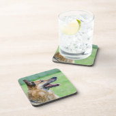 Duits Shepherd Side Portret Bier Onderzetter (Rechterzijde)