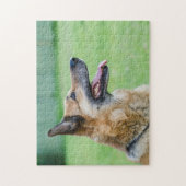 Duits Shepherd Side Portret Legpuzzel (Verticaal)
