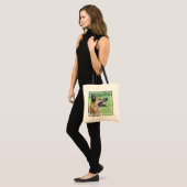 Duits Shepherd Side Portret Tote Bag (Voorkant (model))