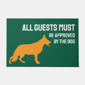 Duits Shepherd Vloermat Deurmat (Voorkant)