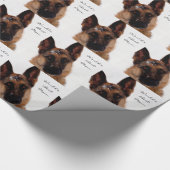 Duits Shepherd Wrapping Paper for mam Cadeaupapier (Hoek)