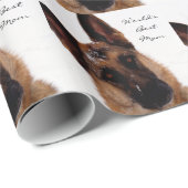 Duits Shepherd Wrapping Paper for mam Cadeaupapier (Rol Hoek)