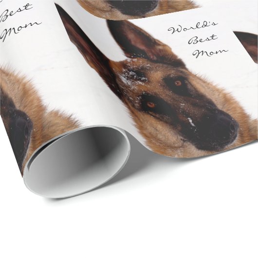 Duits Shepherd Wrapping Paper for mam Cadeaupapier (Rol Hoek)