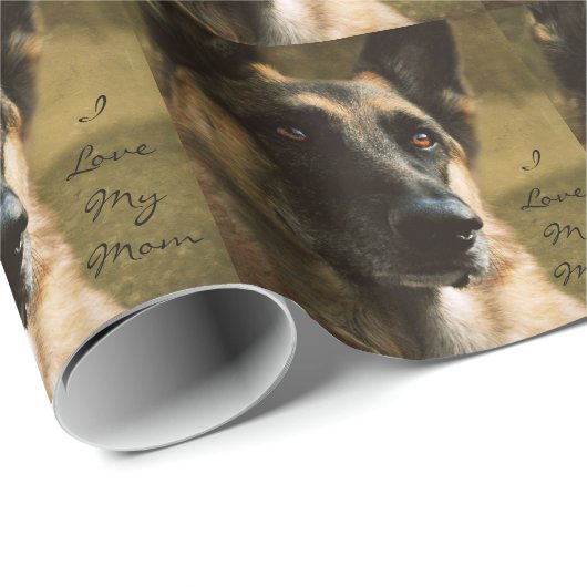 Duits Shepherd Wrapping Paper for mam Cadeaupapier (Rol Hoek)
