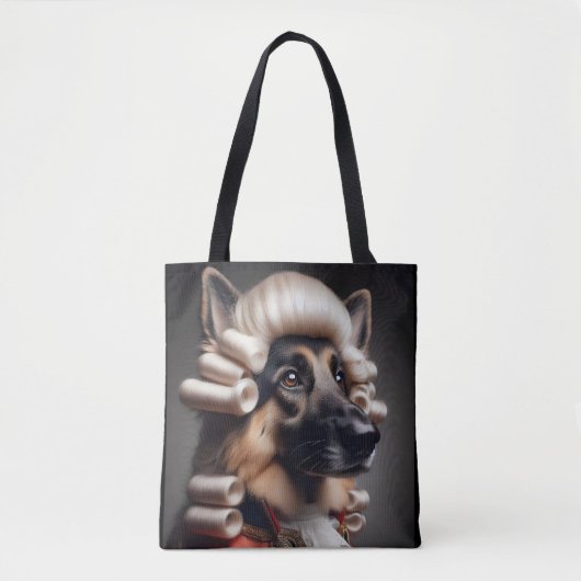 Duits Sheppard Portret Museum Masterpiece Mozart Tote Bag (Voorkant)