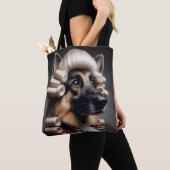 Duits Sheppard Portret Museum Masterpiece Mozart Tote Bag (Dichtbij)