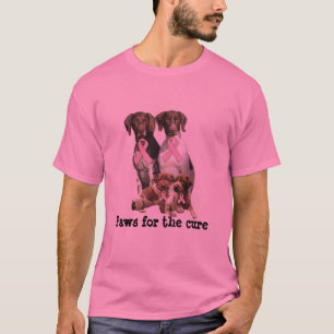 Duits Shorthaired Breast Cancer Unisex Shirt