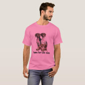 Duits Shorthaired Breast Cancer Unisex Shirt (Voorkant volledig)