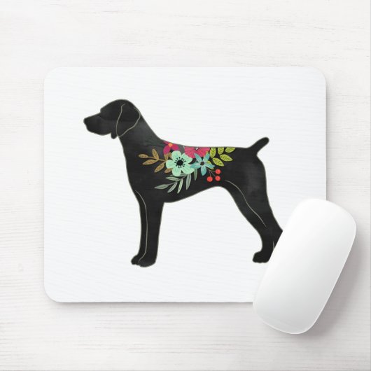 Duits Shorthaired Pointer Boho Silhouette Muismat (Met muis)