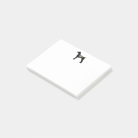 Duits Shorthaired Pointer Boho Silhouette Post-it® Notes (Schuin)