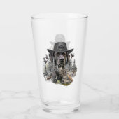 Duits Shorthaired Pointer Glass Glas (Achterkant)