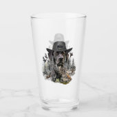 Duits Shorthaired Pointer Glass Glas (Voorkant)
