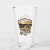 Duits Shorthaired Pointer Glass Glas (Achterkant)