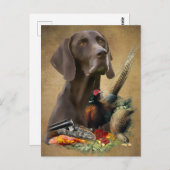 Duits Shorthaired Pointer GSP Briefkaart (Voorkant / Achterkant)