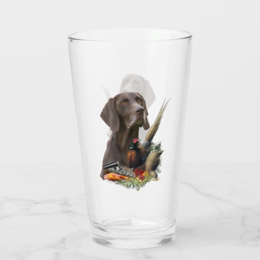 Duits Shorthaired Pointer GSP Glas (Achterkant)