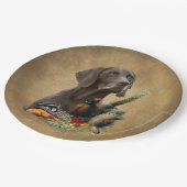 Duits Shorthaired Pointer GSP Papieren Bordje (Gekanteld)