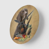 Duits Shorthaired Pointer GSP Ronde Klok (Hoek)