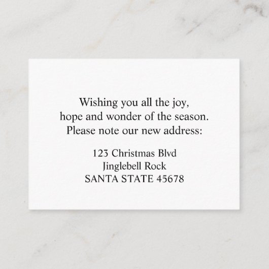 Duits Shorthaired Pointer Nieuw adres Informatiekaartje (Achterkant)