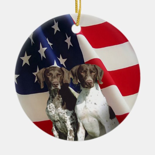 Duits Shorthaired Pointer Ornament (Voorkant)