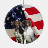 Duits Shorthaired Pointer Ornament (Achterkant)