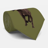 Duits Shorthaired Pointer Pet-lover Mode Stropdas (Opgerold)