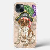 Duits Shorthaired Pointer Pirate Case-Mate iPhone Case (Achterkant)