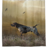 Duits Shorthaired Pointer (SAP) - Shower Curtain Douchegordijn (Voorkant)