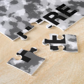 Duits Shorthaired Pointer silhouette Legpuzzel (Zijkant)