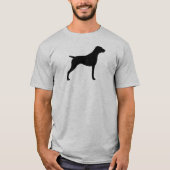 Duits Shorthaired Pointer Silhouette T-shirt (Voorkant)