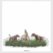 Duits Shorthaired Pointer Sticker (Vel)